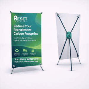 Mini X-frame Tabletop Display