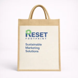 Jute‑Canvas Shopping Tote