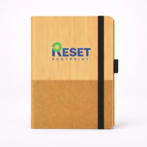 Cork Eco-friendly A5 Notebook with Hardbound Cover & Elastic Fastener