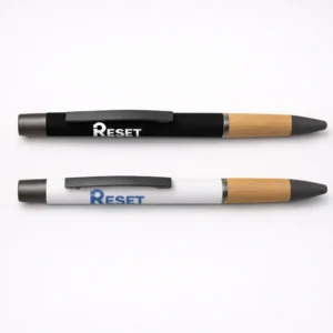 Metal Bamboo Grip Velvet Finish Pen